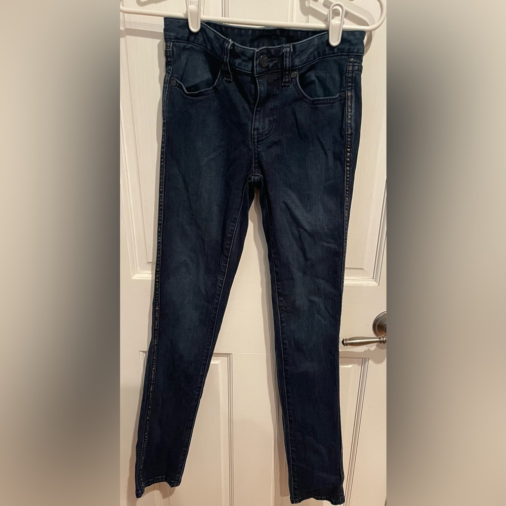 Tory Burch Marlien Skinny Jeans Women’s Dark Denim 25